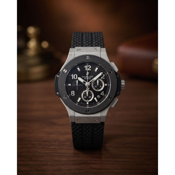 Hublot Big Bang Chronograph Silver Black Dial