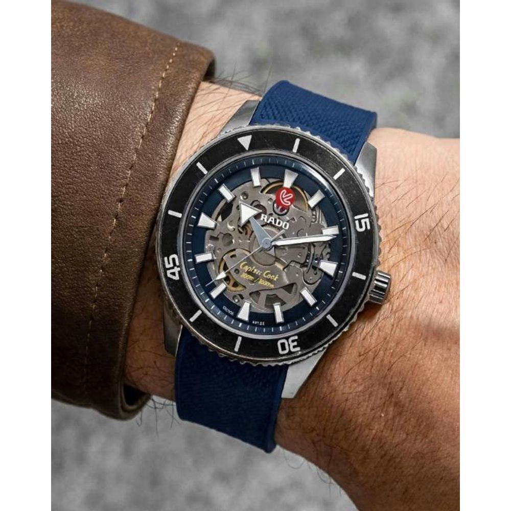 Raado Captain Cook Automatic. Blue and Black bazzle