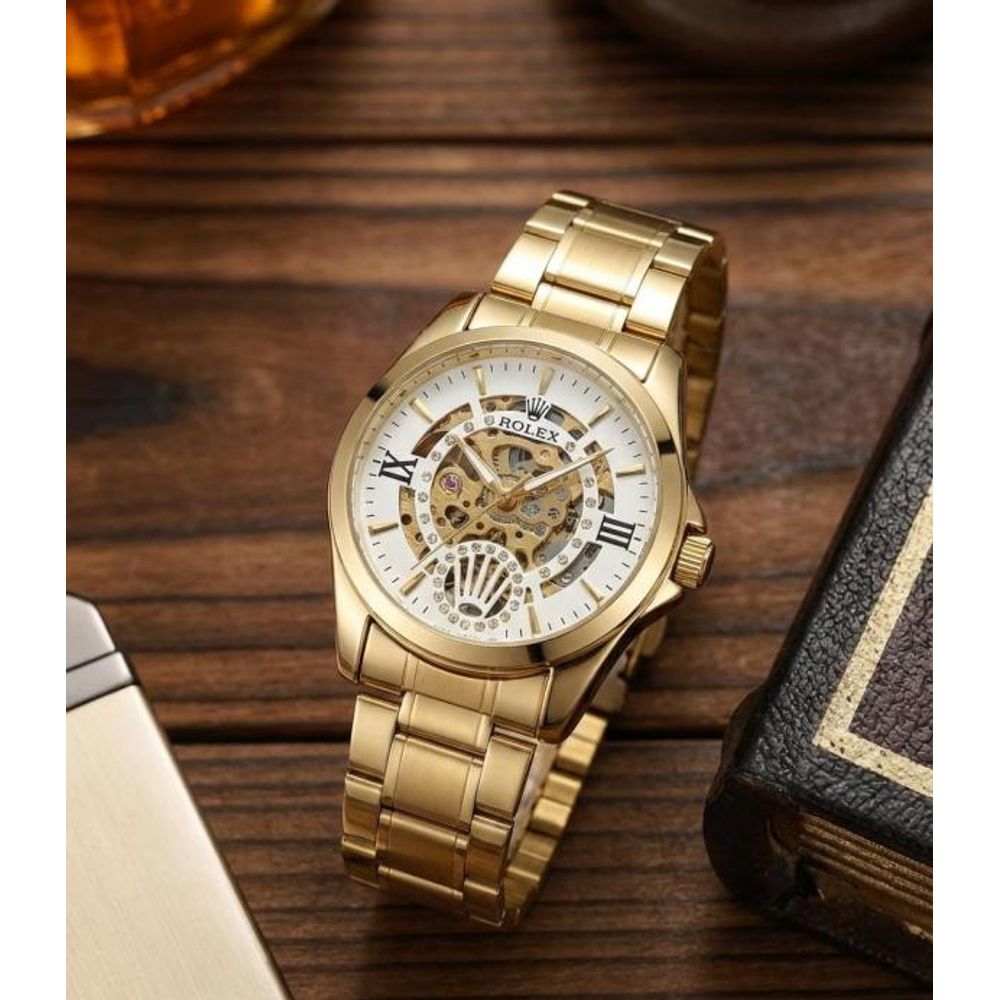 Rolee_x Oyster Perpetual Automatic Pagani Gold-White