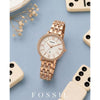 Fossii_l Jacqueline Rose Gold White