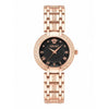 Versace Greca Bracelet Rose Gold Black Dial