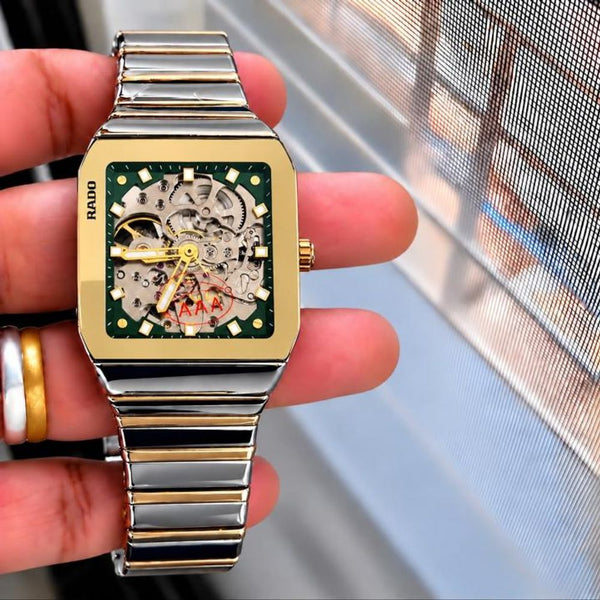 Raado Anatom Automatic Skeleton 2Ton Gold Green
