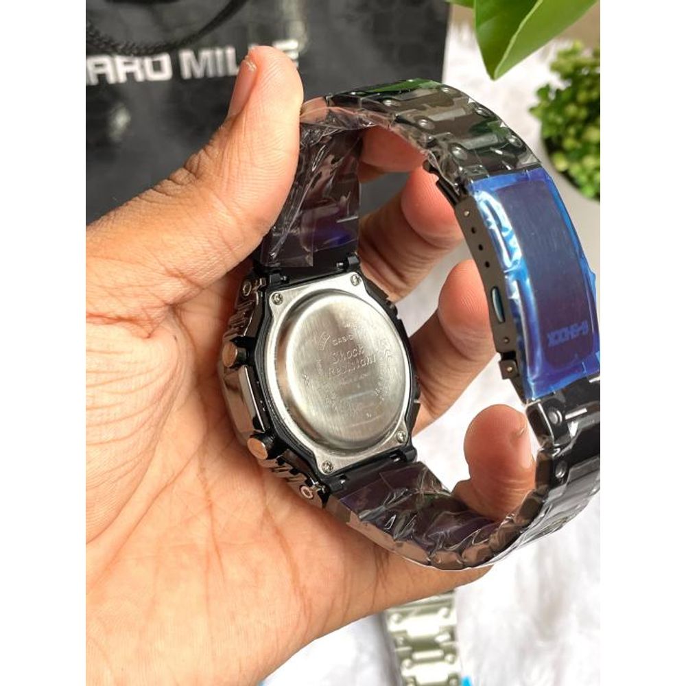 CASIO GSHOCK B2100 METAL FULL BLACK AT308