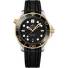 Omegg_a Seamaster Diver 300M Automatic Black Gold Black