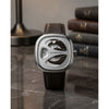 Seven Friday M-Series Square Dark Brown Silver White Dial