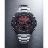 Casio G-Shock GST-B400D-1A Silver Red Black Dial