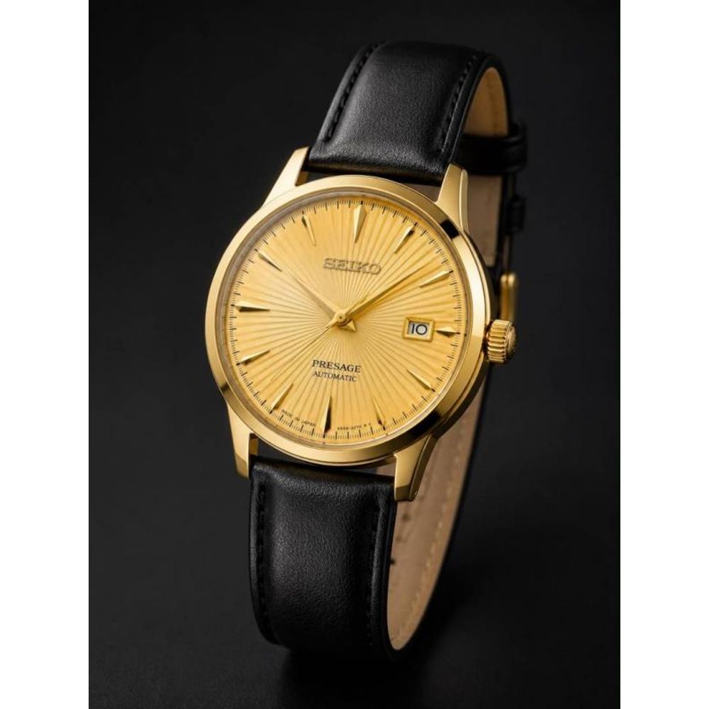SEIK O PRESAGE LEATHER QUARTZ 932