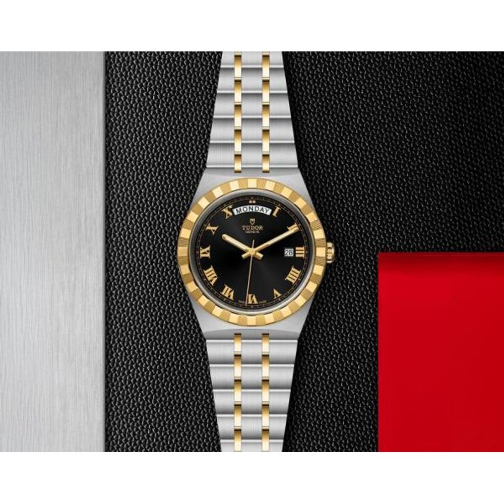 TUDOR ROYAL TT BLACK ROMAN 1029