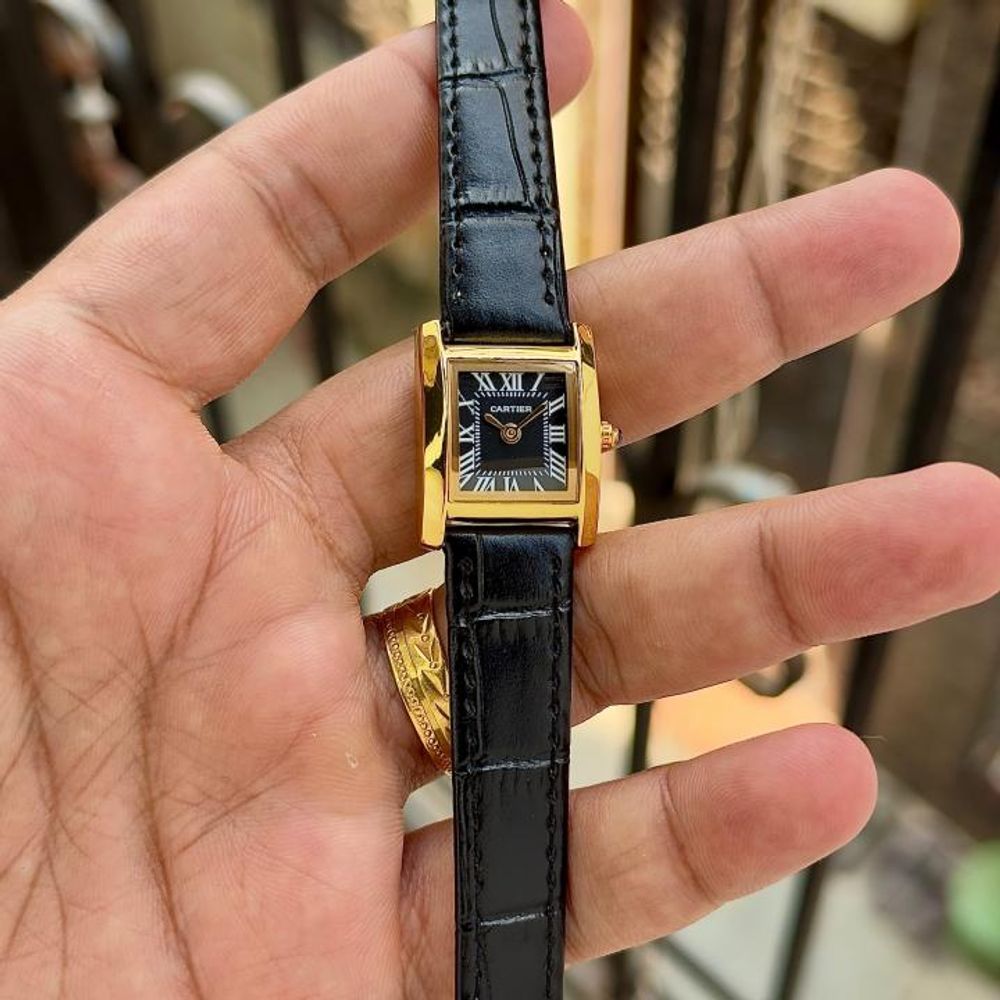 CARTIAR TANK LADIE MINI Black GOLD 639