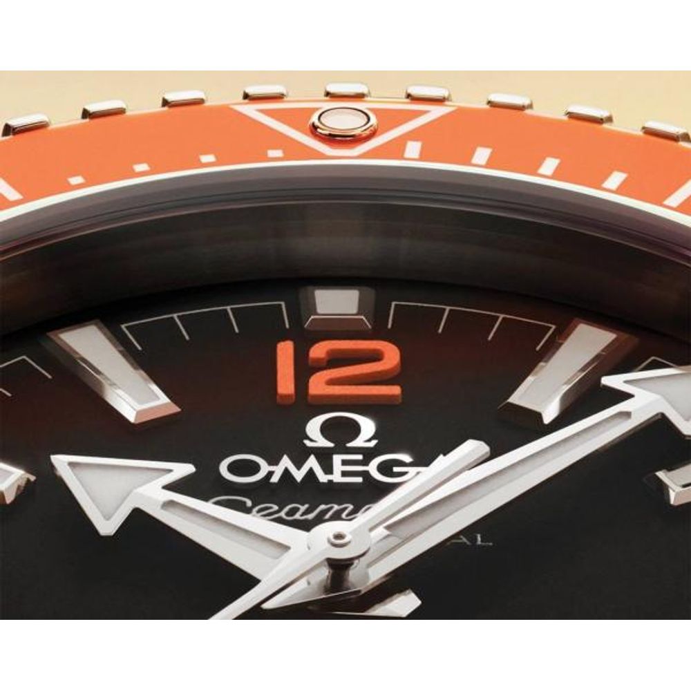 Omegg_a Seamaster Planet Ocean 600M Co-Axial Master Chronometer black orange
