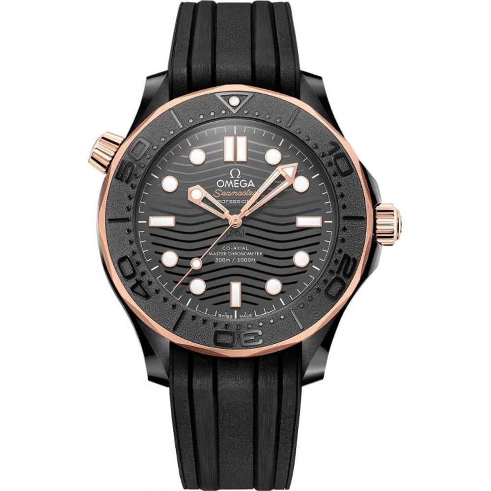 Omegg_a Seamaster Diver 300M Automatic full black