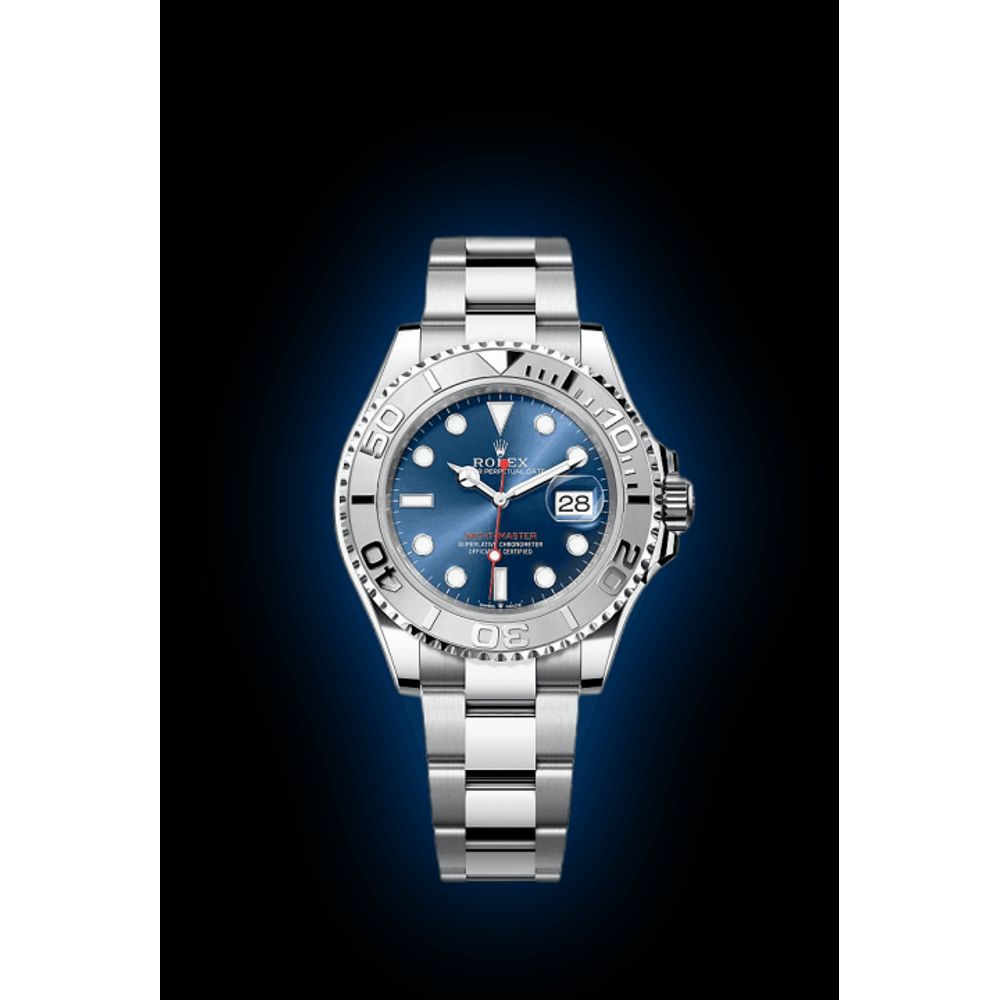 Roleex Yacht Master 40 Automatic Silver Blue Dial  (192)