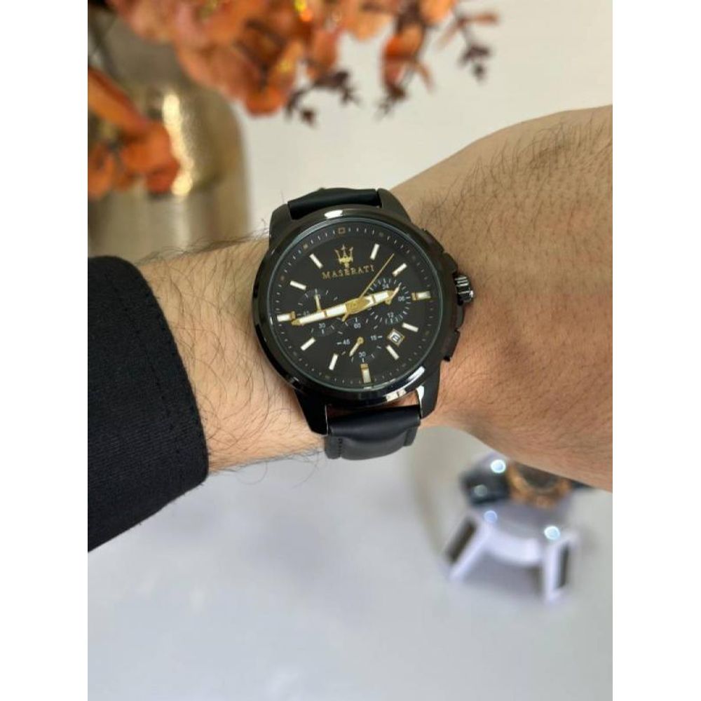 Maserati Chronograph 1st Quality Full Black WC-123