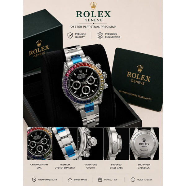 Rollex Oyster Perpetual Rainbow