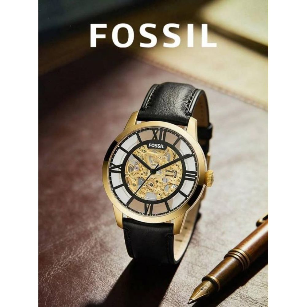 Fossii_l Townsman Black Gold black  Automatic