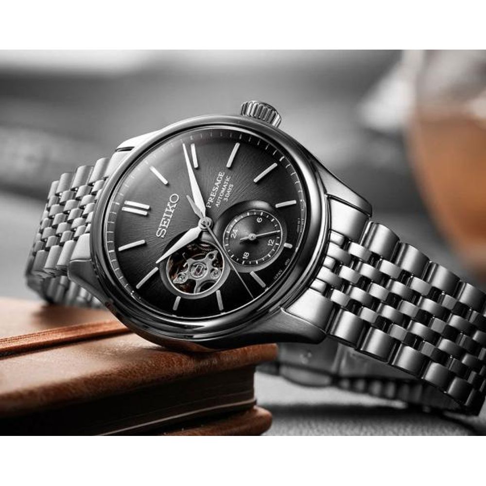 Seiko presage SPB471 Automatic silver Black
