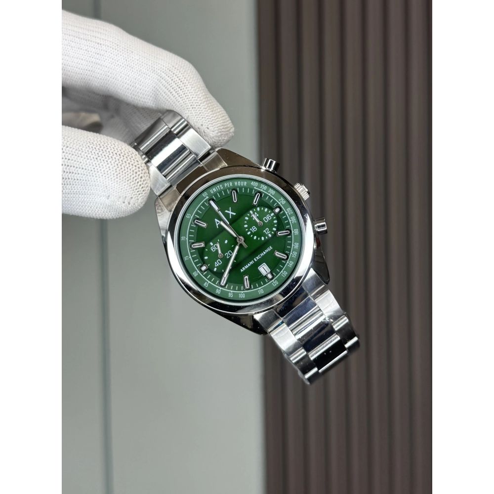Arman i Exchange Silver Green 2862 Chronograph Premium Watch