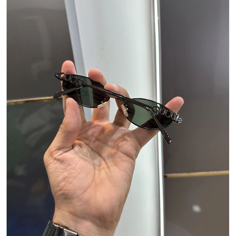 Gucc i Gunmetal Green Premium Shades 2827