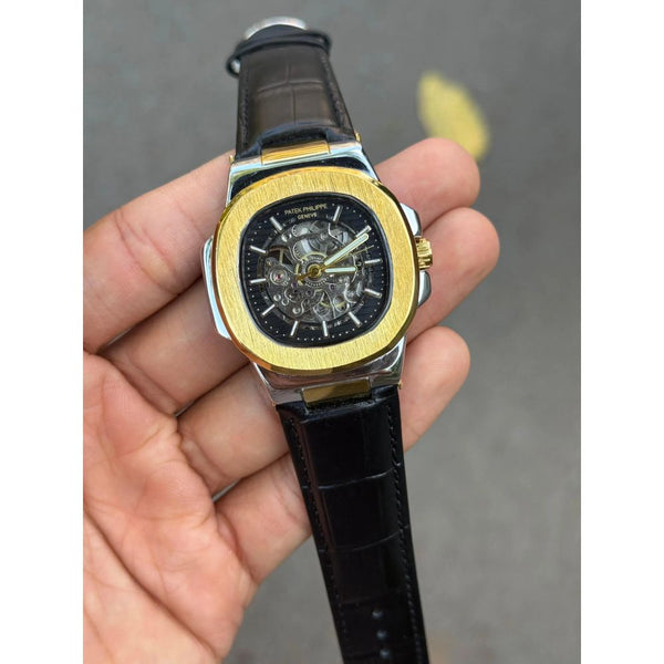 Pate k Phillipe Nautilus Leather Automatic