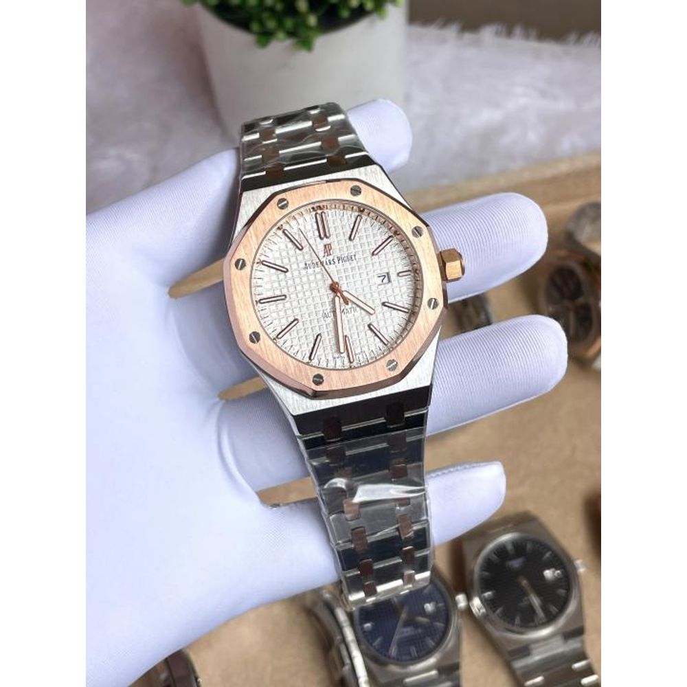 Audemar Piguet Royal Oak FST Two Tone White Dial AT471
