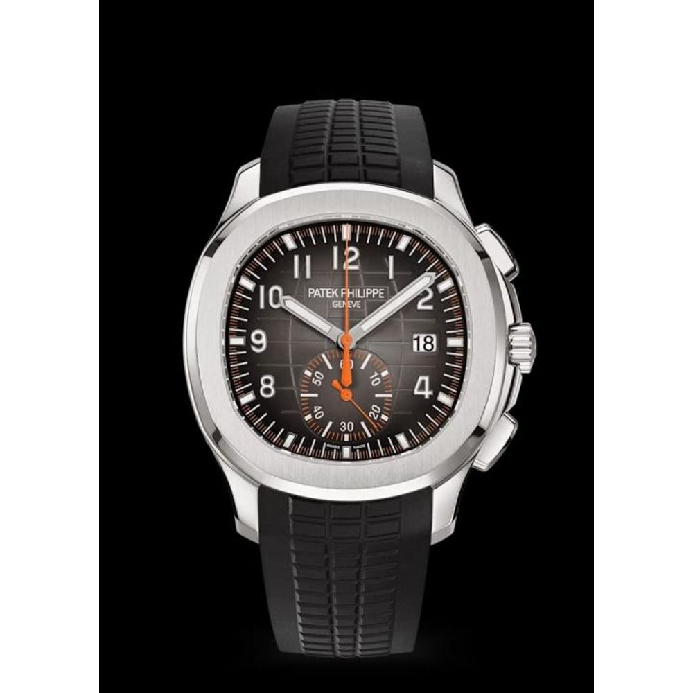 Patek Philipe Aquanaut Chronograph5968 silver Black