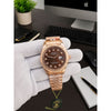 ROLEEX DATEJUST RG CHOCO DIAMOND DIAL AT294