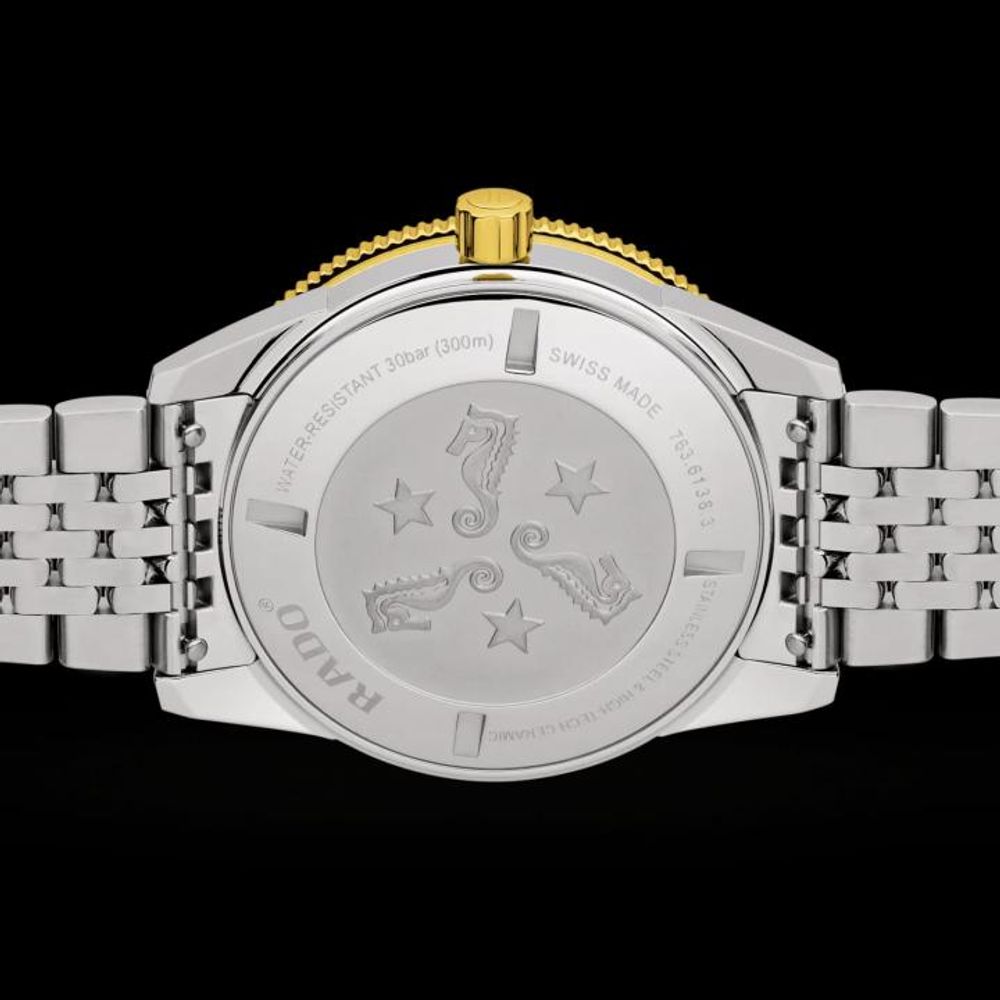 Raddo Captain Cook Automatic watch 2 ton gold green