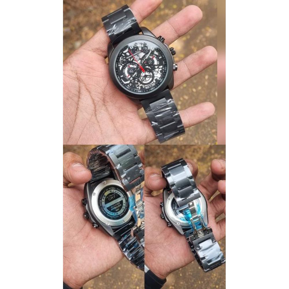 Tag Huer Carrera CR7 CAL 1887 Black-White AT374