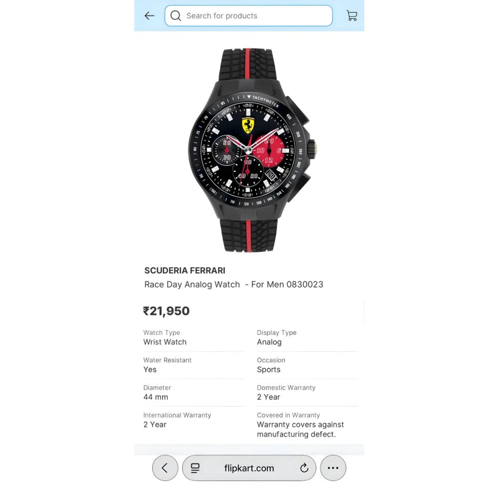 Ferrari Scuderia For Mens