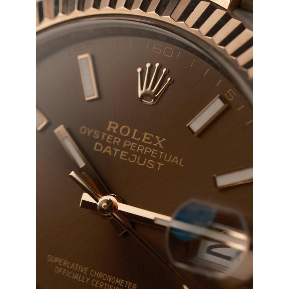 Rolee_x Oyster Perpetual Date Just 2Ton-Copper-Brown