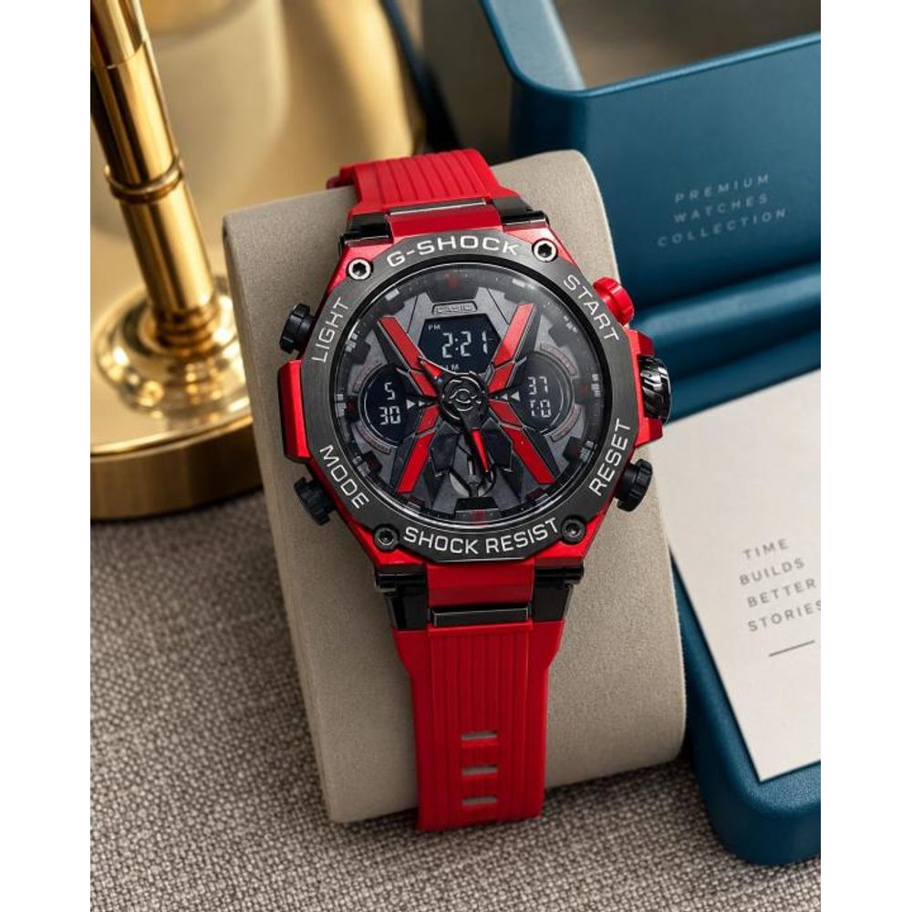 Casio G-Shock analog-digital sports Red