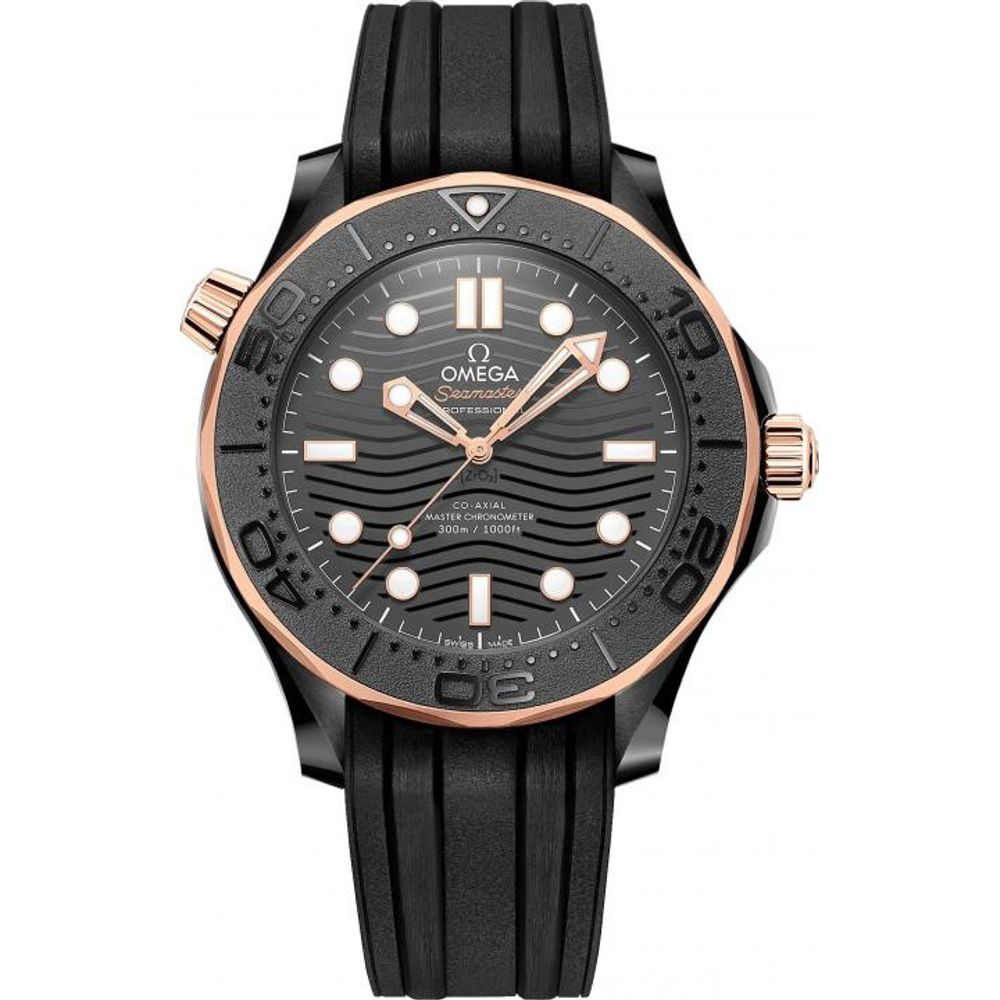 Omegg_a Seamaster Diver 300M Automatic full black