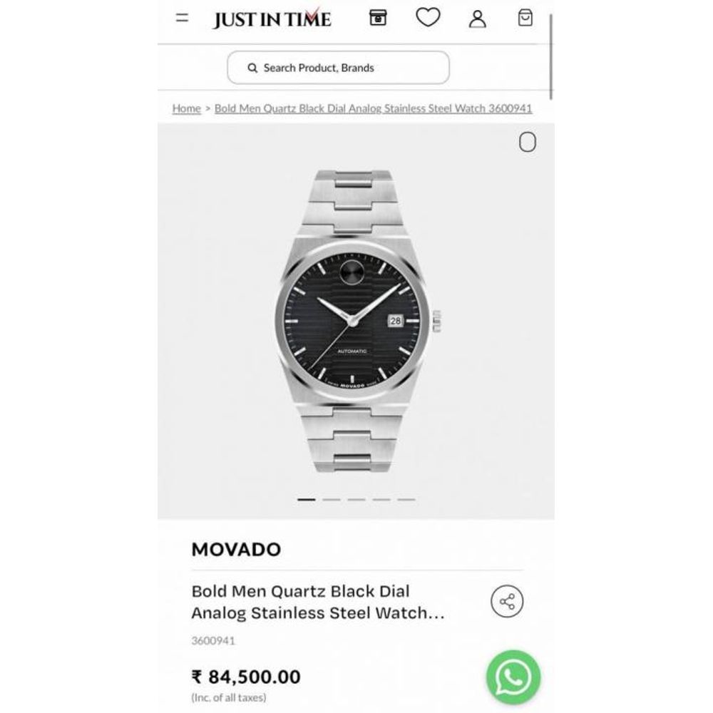 Movado Mens Bold Quest Watch