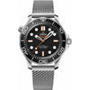 Omegg_a Seamaster Diver 300 Automatic silver Black orange niddle