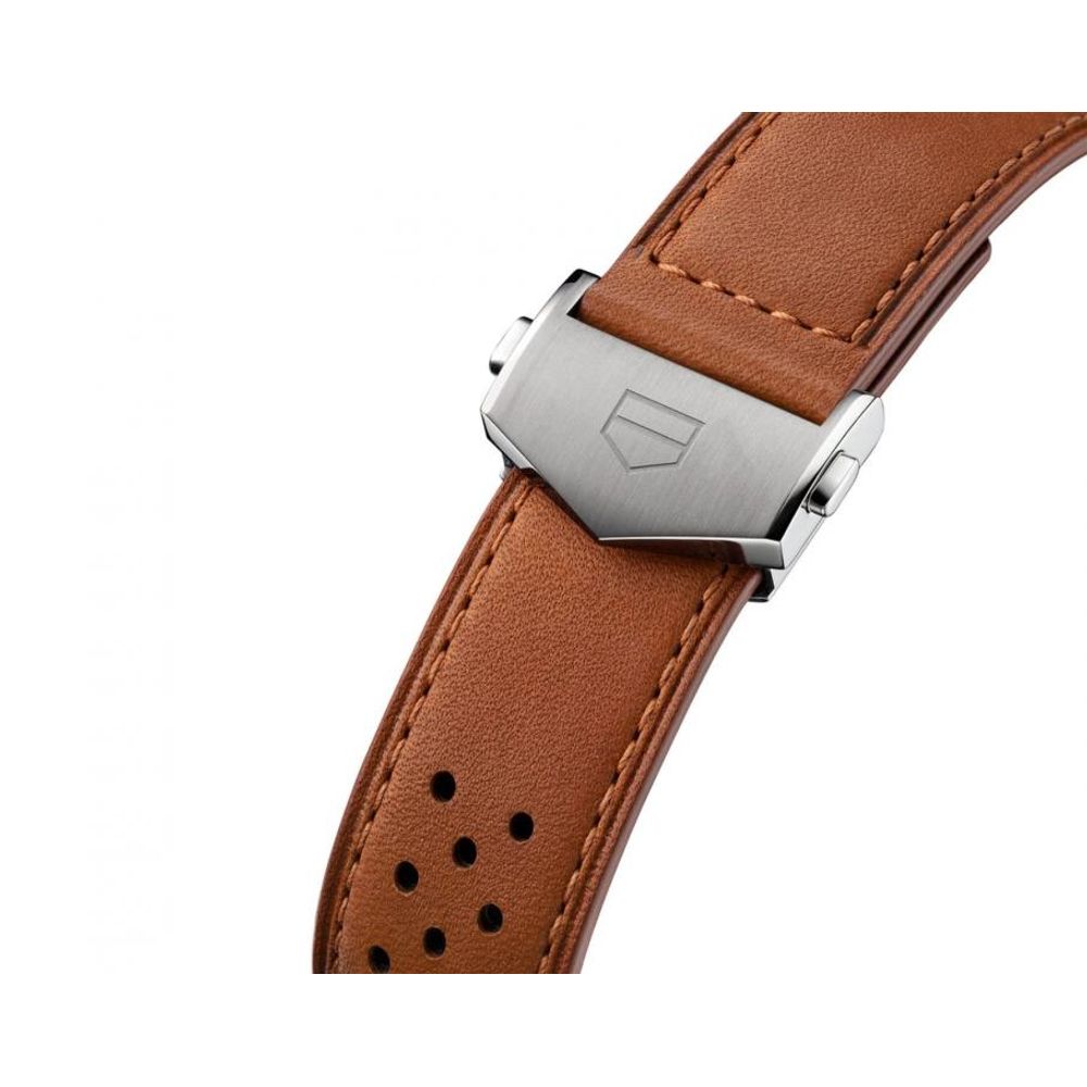 TAG Heuuer Carrera Chronograph brown and blue