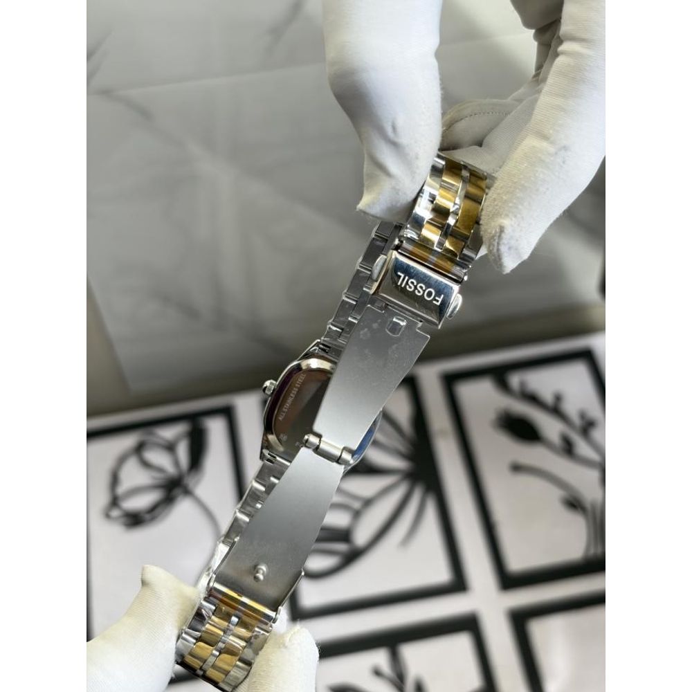 FOSIL HARLOW LADY ANALOG HEAVY 3 HANDS OG LOCK 1114