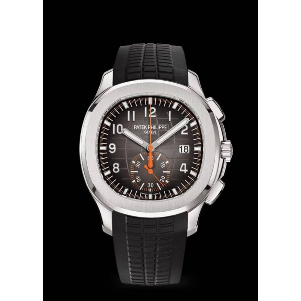 Patek Philipe Aquanaut Chronograph5968 silver Black