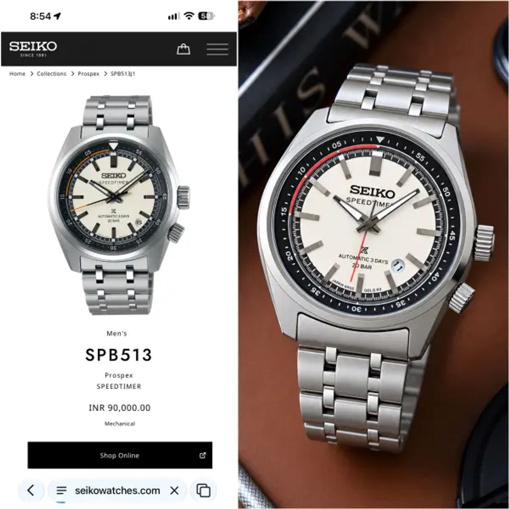 Seiko Speed Timer Official Article