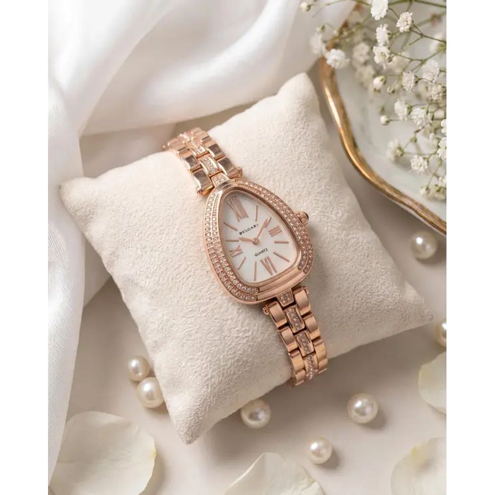 Bvlgari Serpenti crystal Copper-White
