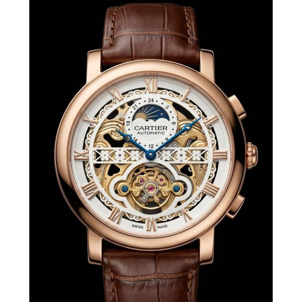 Cartie_er Open Heart Tourbillon Automatic watch