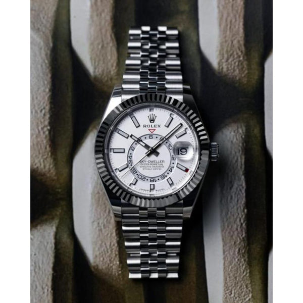 ROLE EX SKY DWELLER SWISS MOVEMENT WORKING LIKE AUTO 322