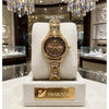 SWAROVSKY CRYSTAL  GOLD BROWN WATCH FOR HER 999