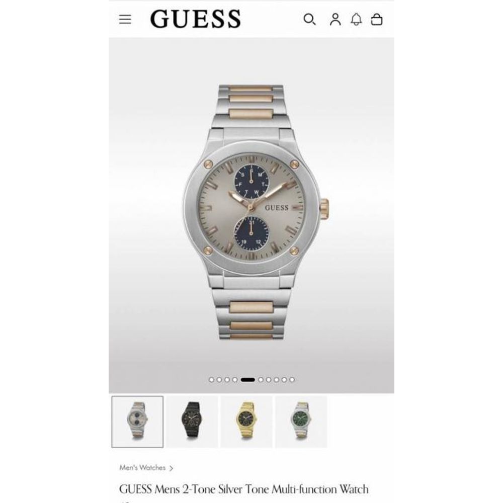 Gues s Jet Multifunction Mens Analog watch