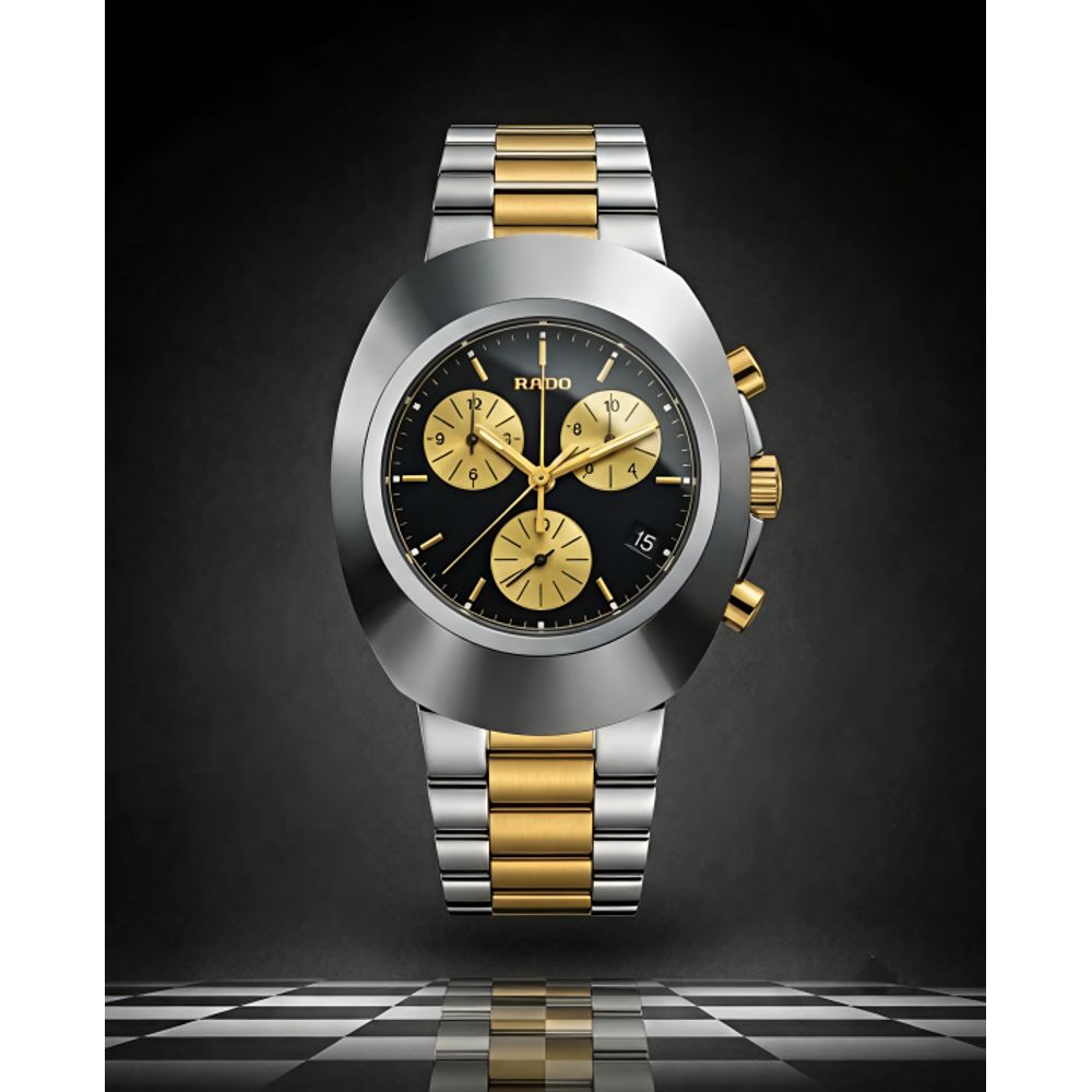 Raado 100M Chronograph AAA-QUALITY  2 ton gold black