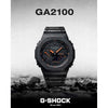 Casio g shock ga2100 black and orange