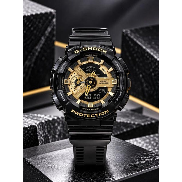 G shock GA 110RG-7ADR digital analog silicon strap