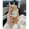 Guchi Interlocking G Gold-White