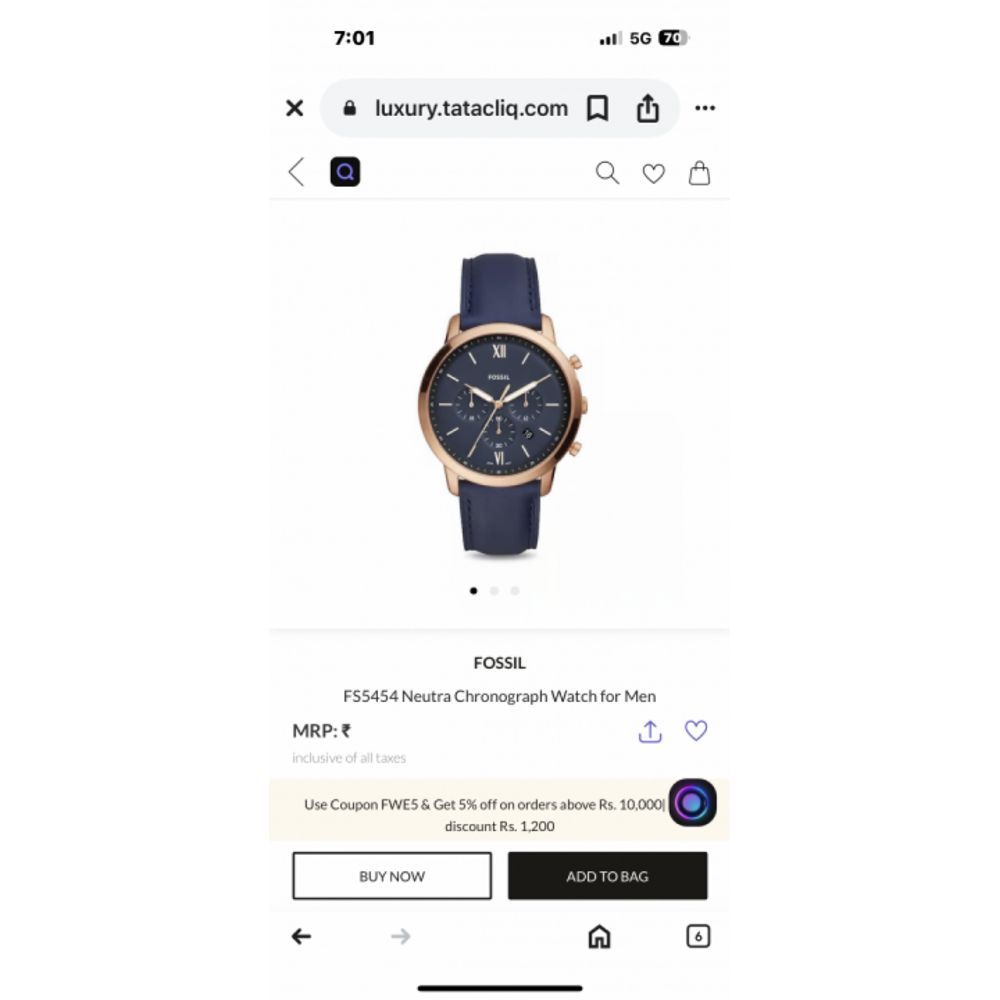 Fossi Neutra FS5454 Chronograph