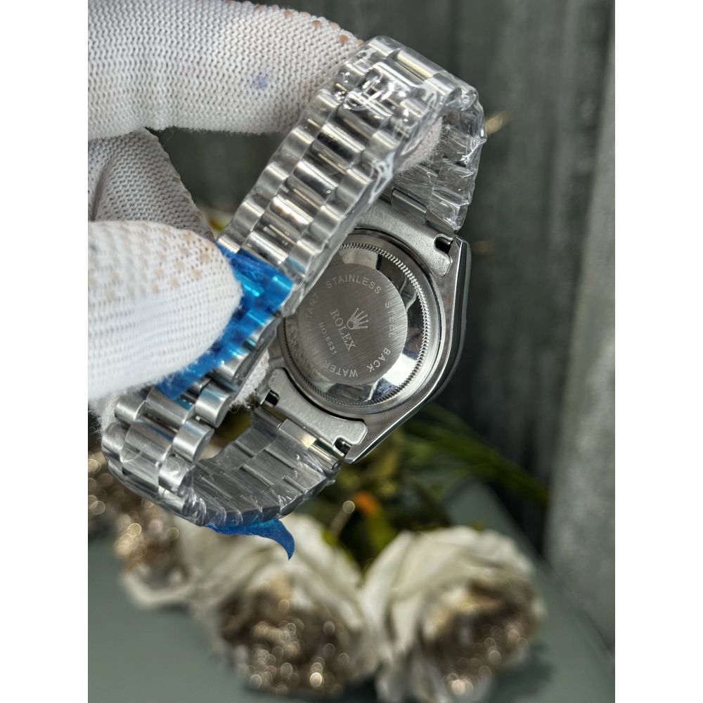 Role x Day-Date Blue Jigsaw Puzzle Premium Quartz Watch