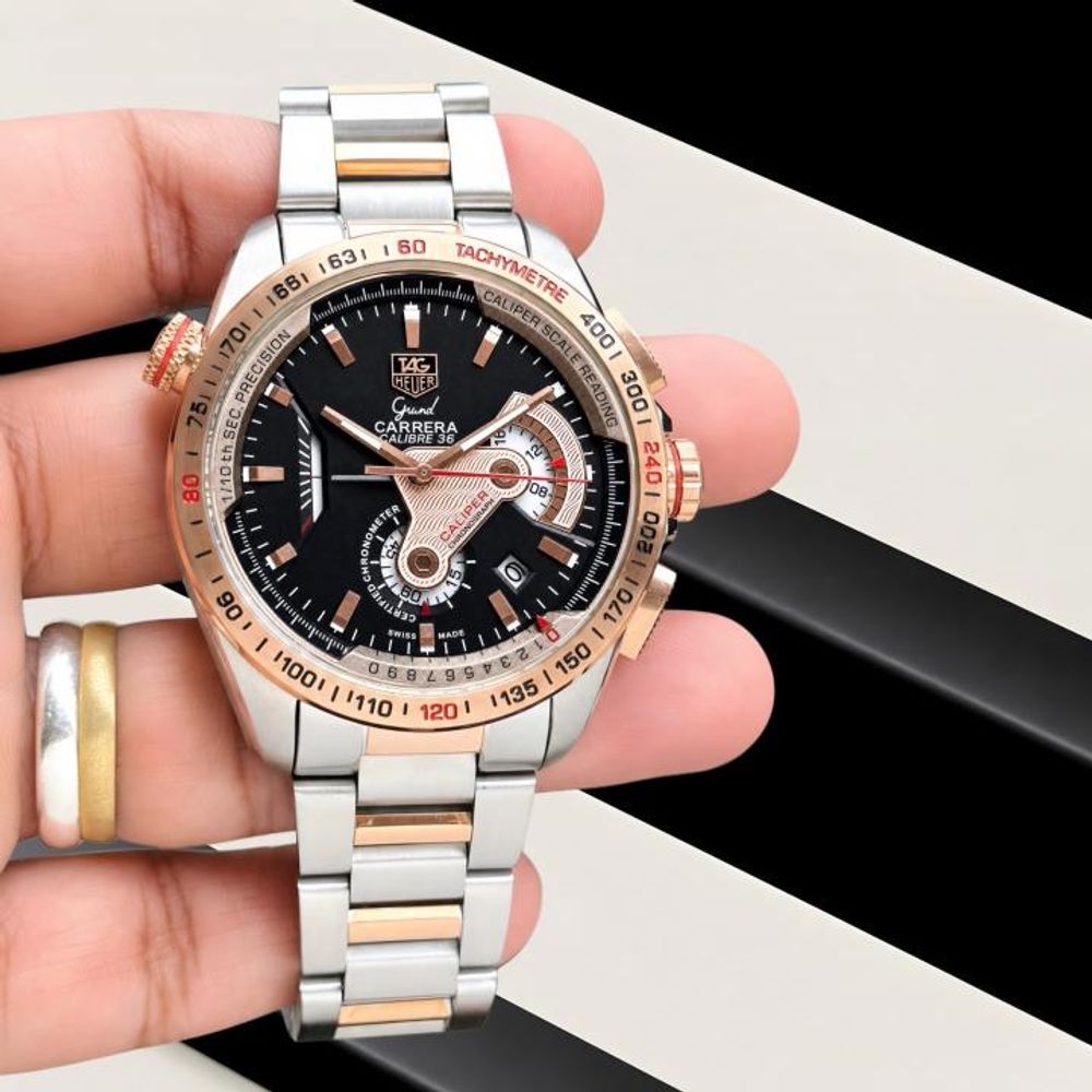Tag Huer carrera Caliber 36 Japan 2 ton black